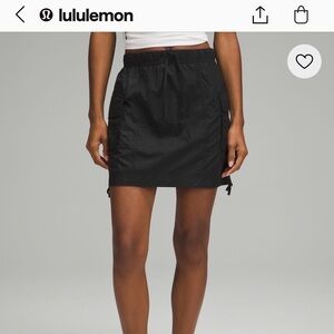 NWT LULULEMON CARGO MINI NYLON SKIRT SIZE XSMALL